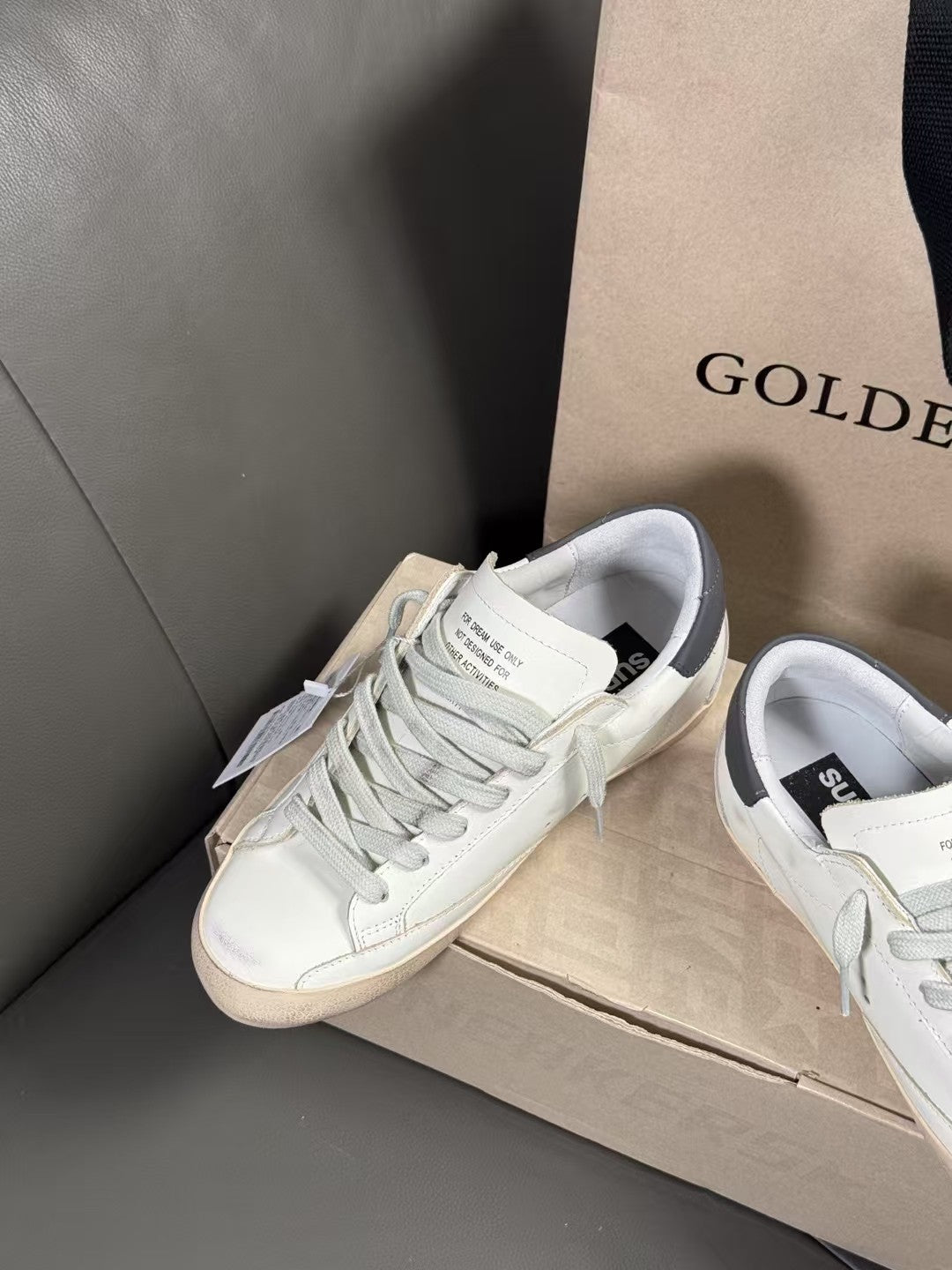 Golden Goose Vintage Distressed Sneakers #222