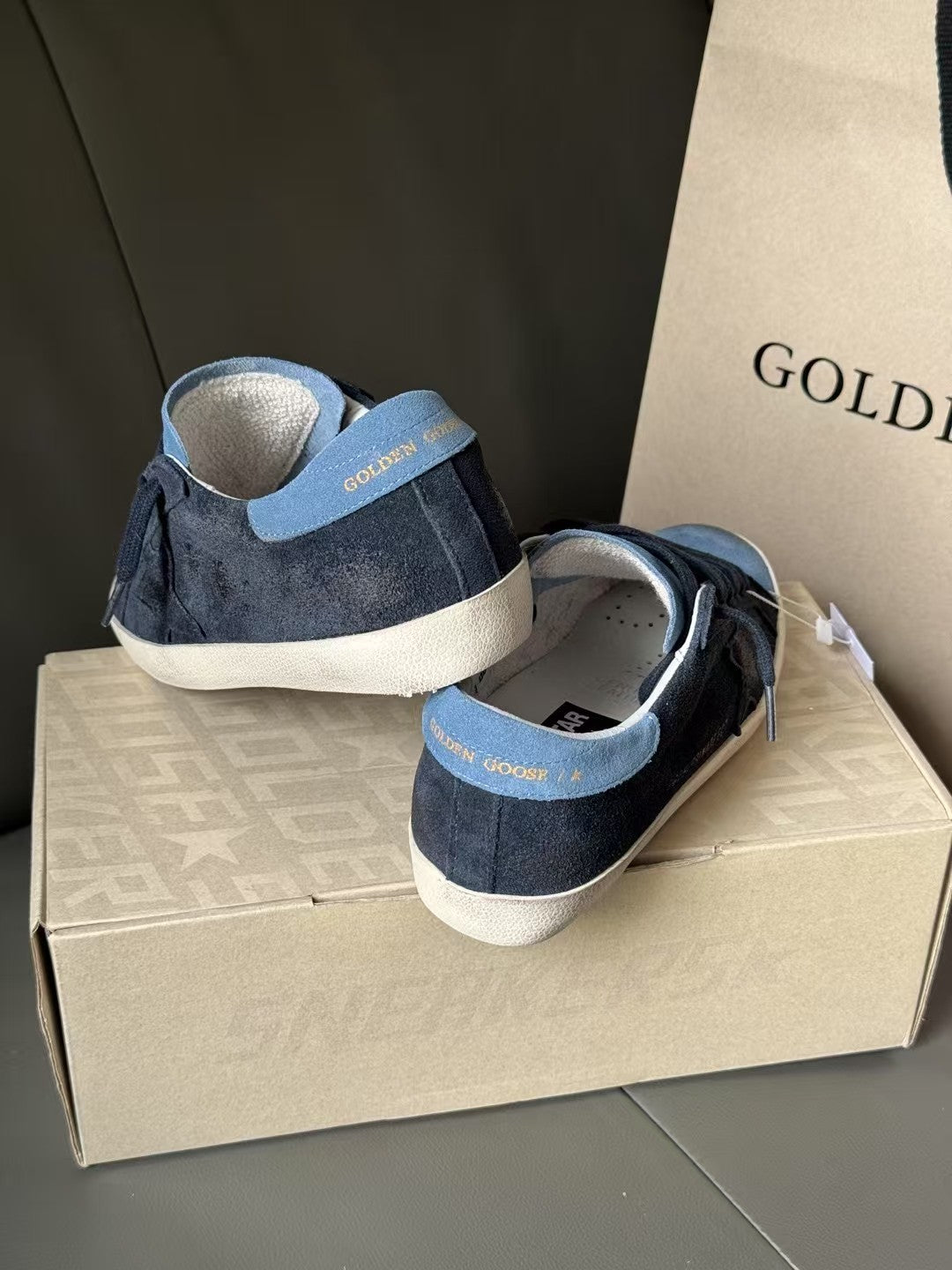 Golden Goose Vintage Distressed Sneakers #273
