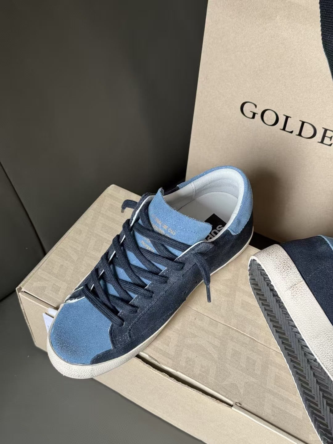 Golden Goose Vintage Distressed Sneakers #273