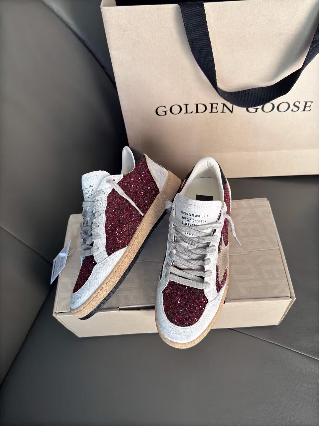 Golden Goose Vintage Distressed Sneakers #298