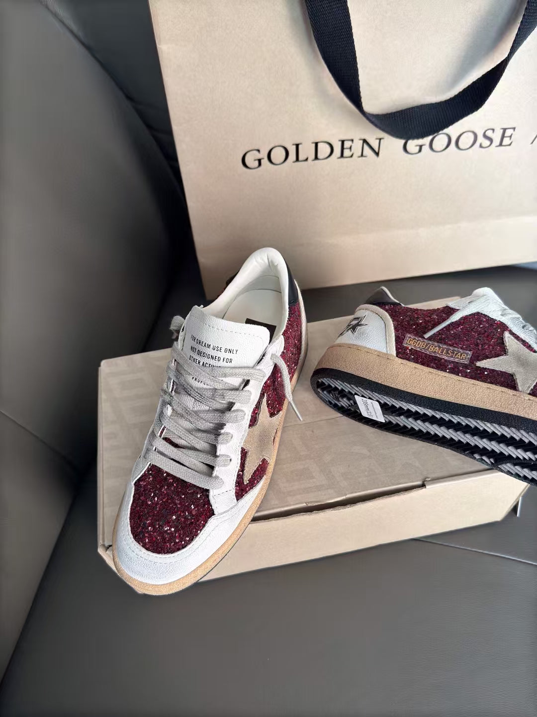 Golden Goose Vintage Distressed Sneakers #298