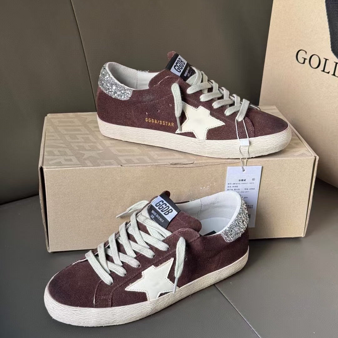 Golden Goose Vintage Distressed Sneakers #072