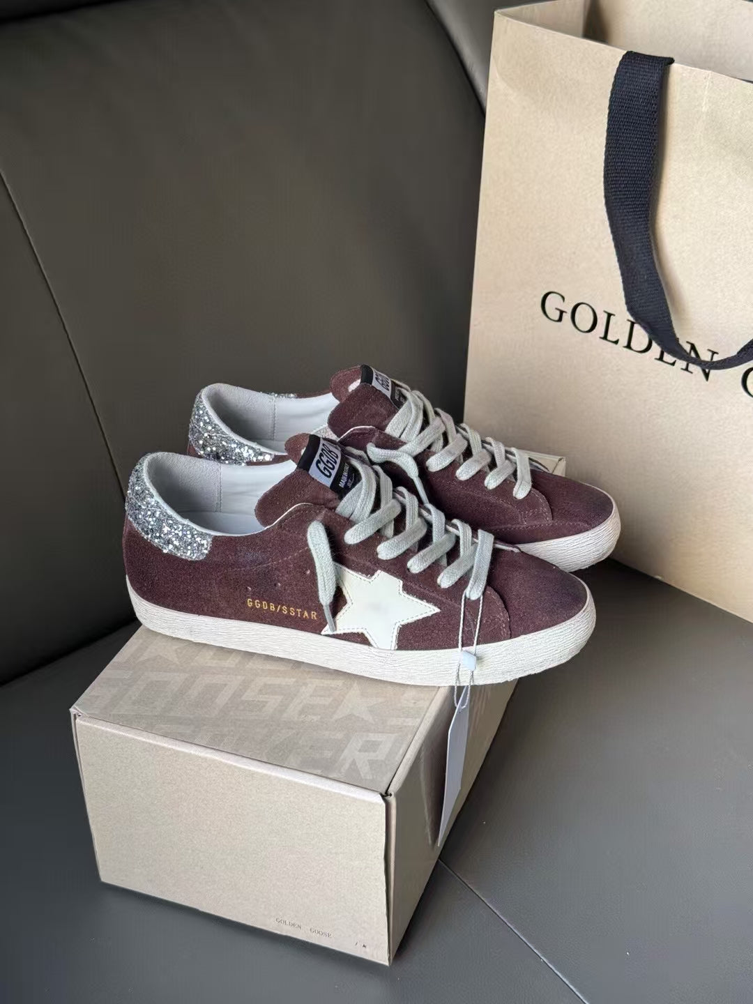 Golden Goose Vintage Distressed Sneakers #072