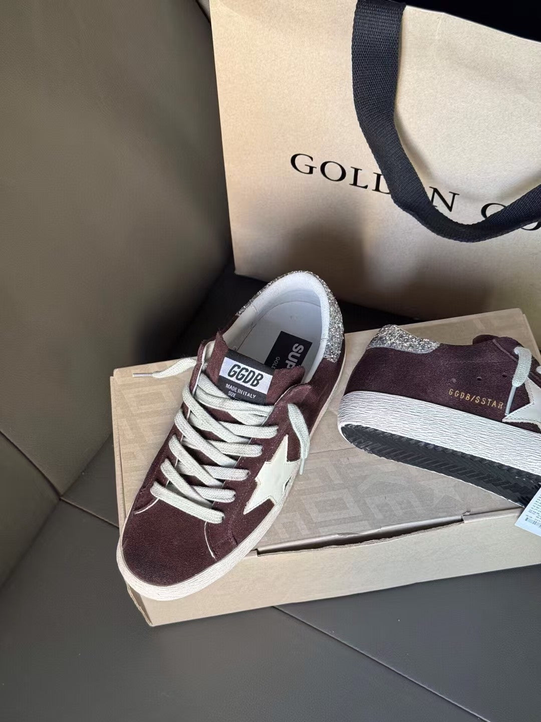 Golden Goose Vintage Distressed Sneakers #072