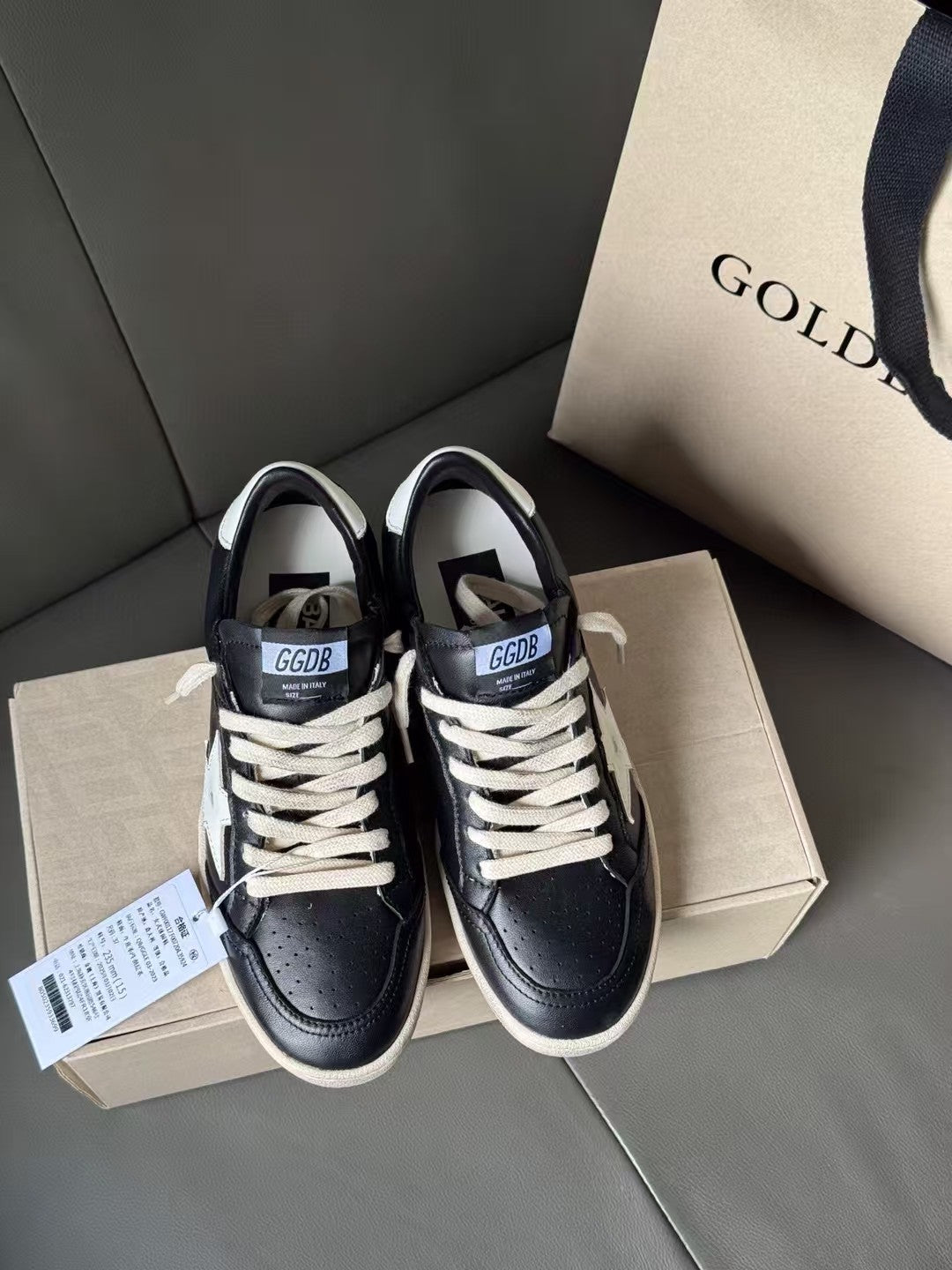 Golden Goose Vintage Distressed Sneakers #272