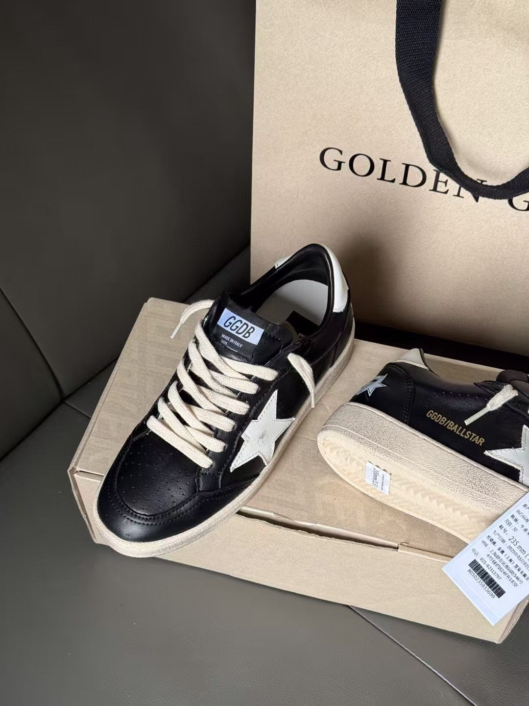 Golden Goose Vintage Distressed Sneakers #272