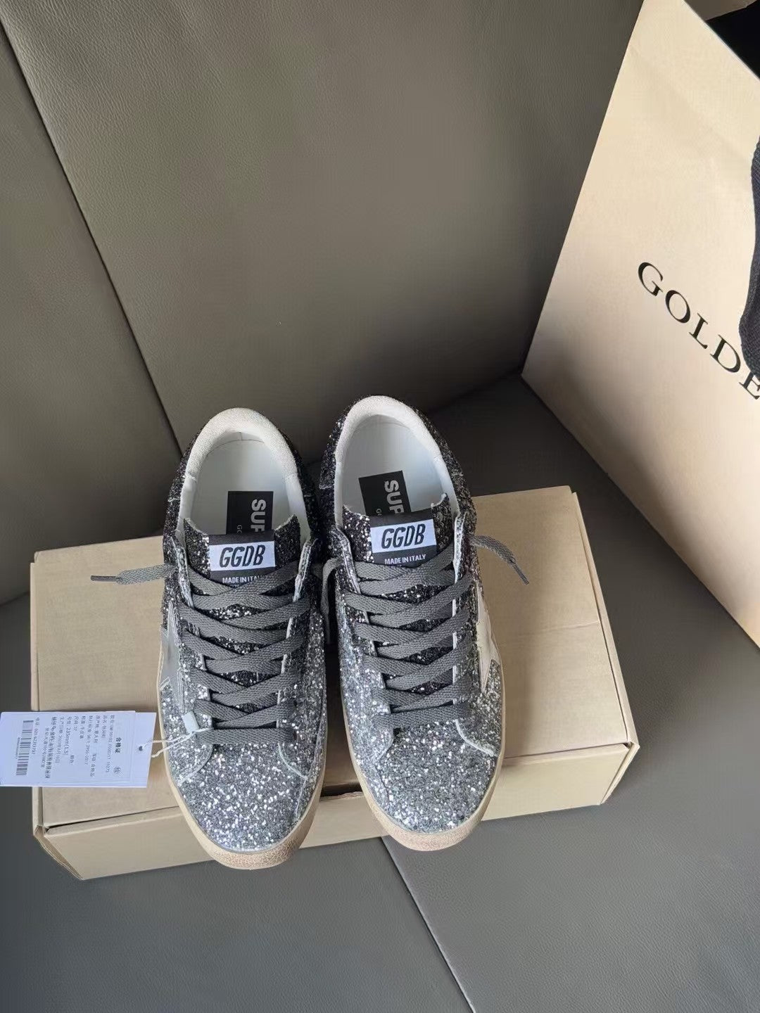Golden Goose Vintage Distressed Sneakers #101