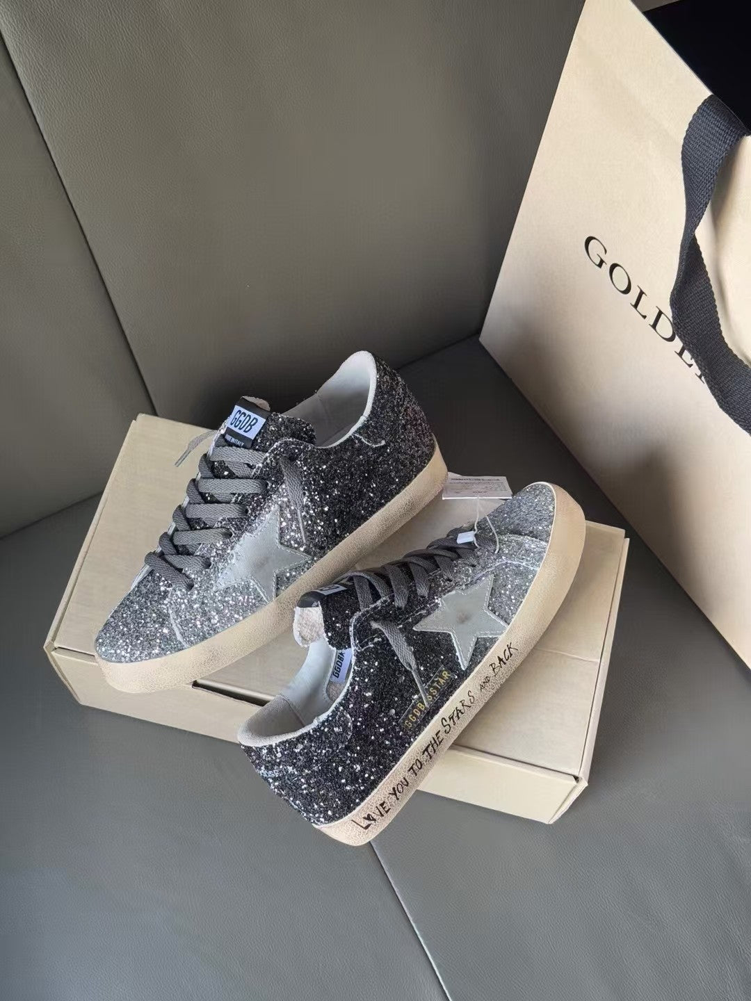 Golden Goose Vintage Distressed Sneakers #101