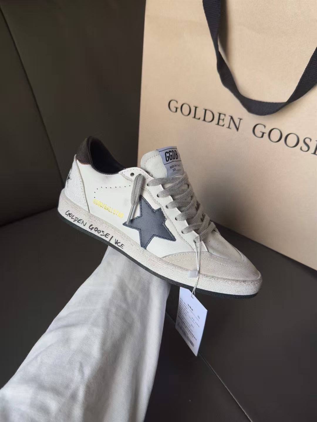 Golden Goose Vintage Distressed Sneakers #217