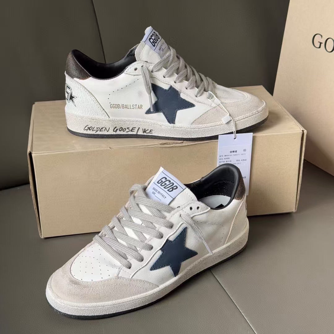 Golden Goose Vintage Distressed Sneakers #217
