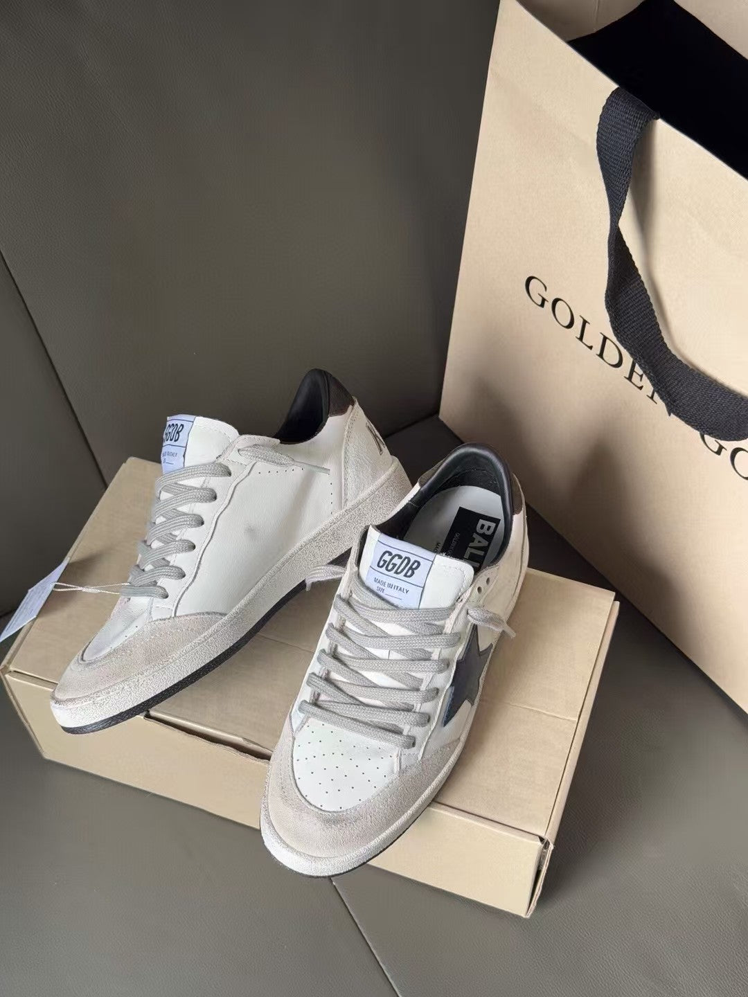 Golden Goose Vintage Distressed Sneakers #217