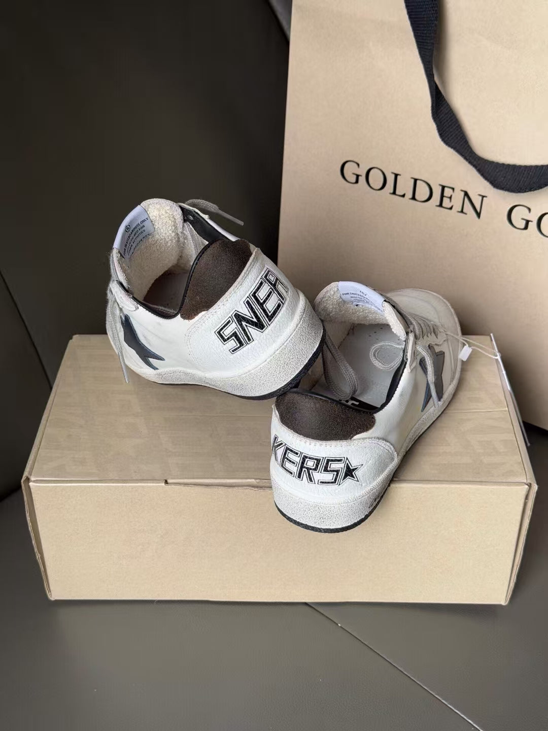 Golden Goose Vintage Distressed Sneakers #217