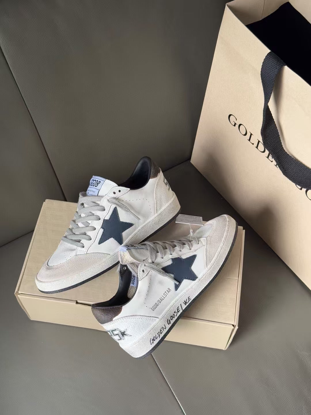 Golden Goose Vintage Distressed Sneakers #217