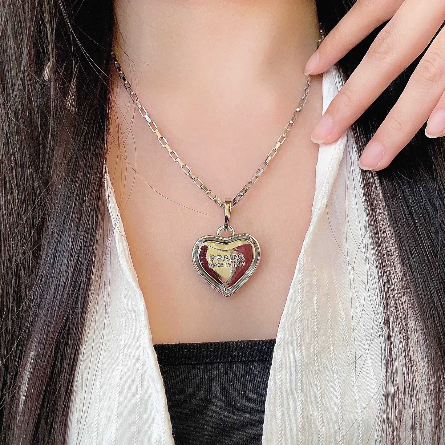 PRADA Heart Necklace