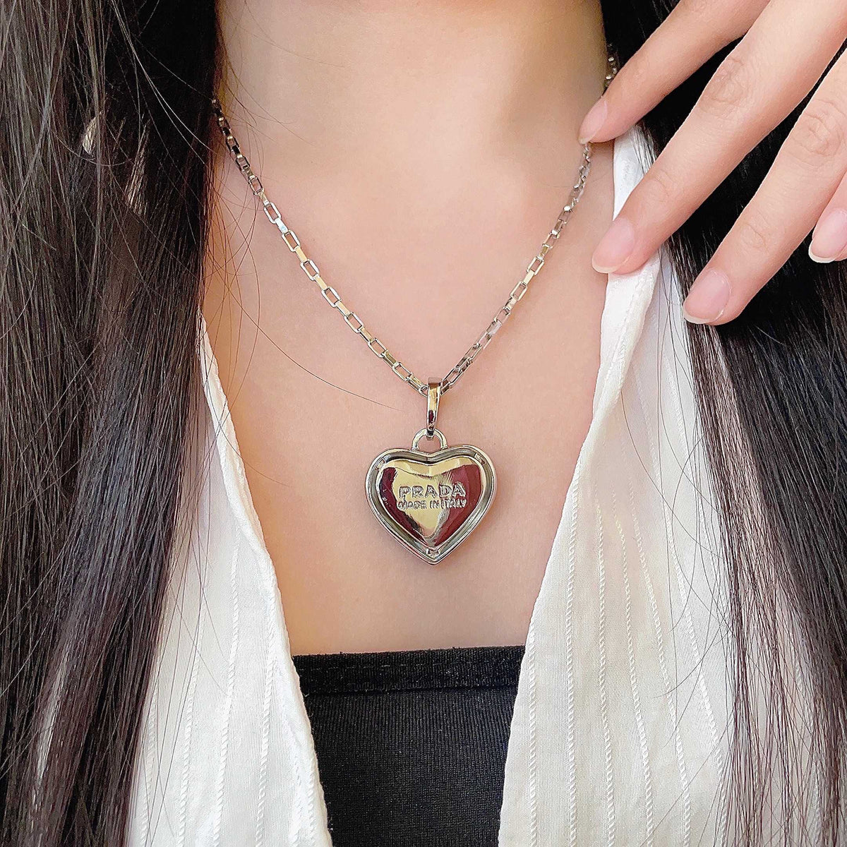 PRADA Heart Necklace