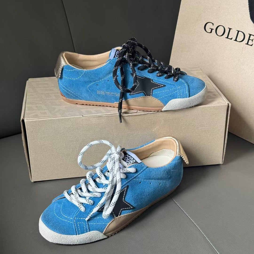 Golden Goose Vintage Distressed Sneakers #066