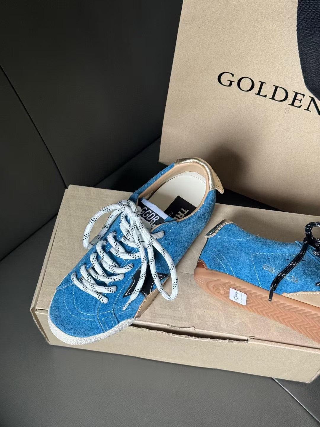 Golden Goose Vintage Distressed Sneakers #066