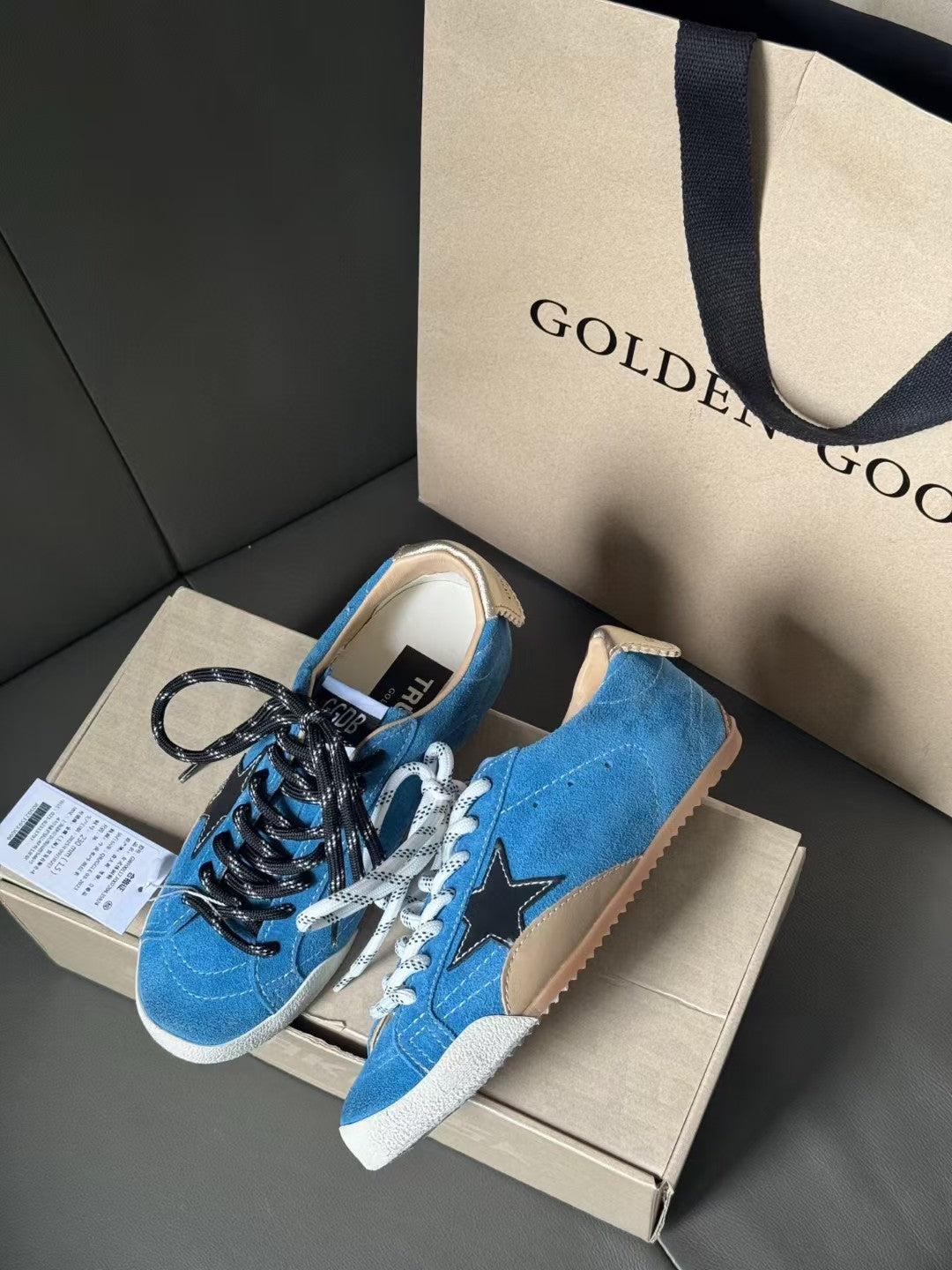 Golden Goose Vintage Distressed Sneakers #066