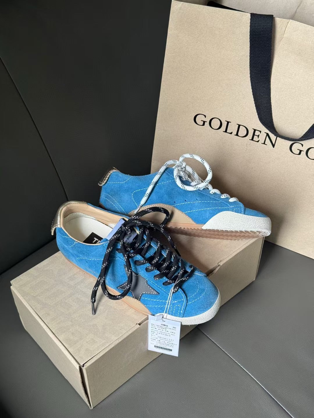 Golden Goose Vintage Distressed Sneakers #066