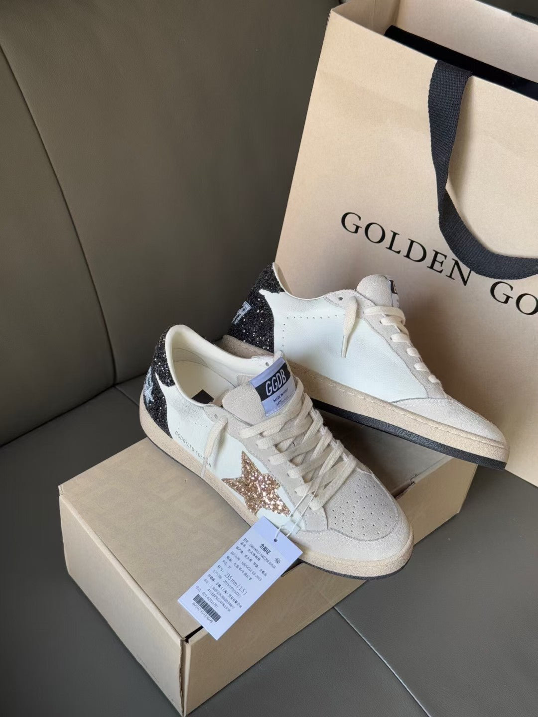 Golden Goose Vintage Distressed Sneakers #214