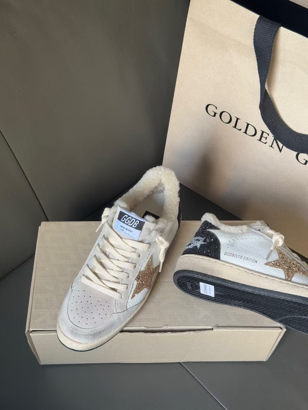 Golden Goose Vintage Distressed Sneakers #250
