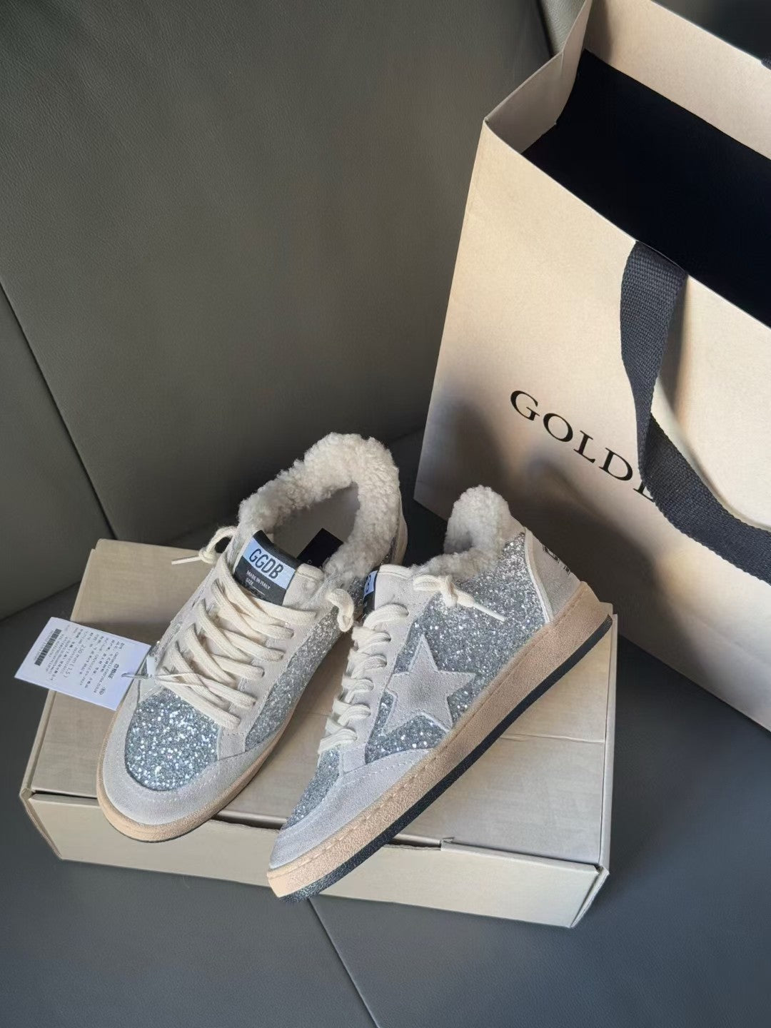 Golden Goose Vintage Distressed Sneakers #109