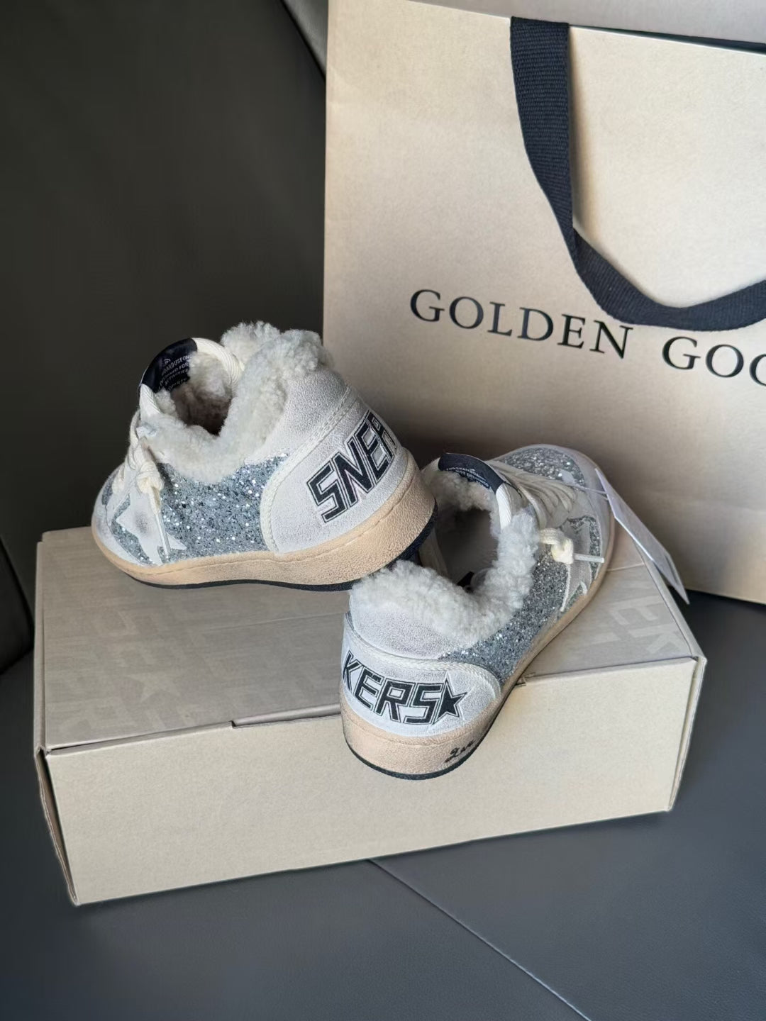 Golden Goose Vintage Distressed Sneakers #109