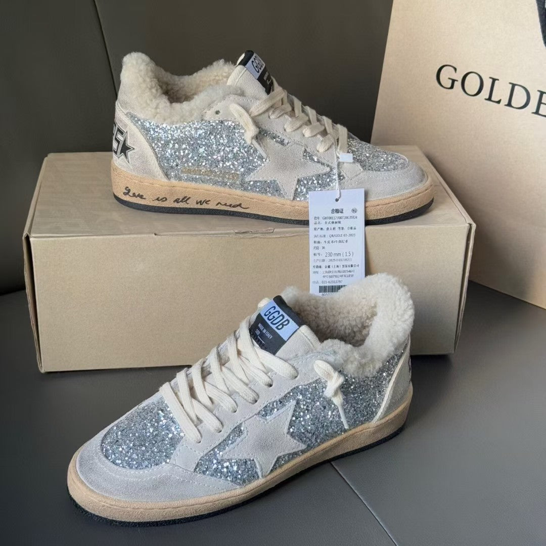 Golden Goose Vintage Distressed Sneakers #109
