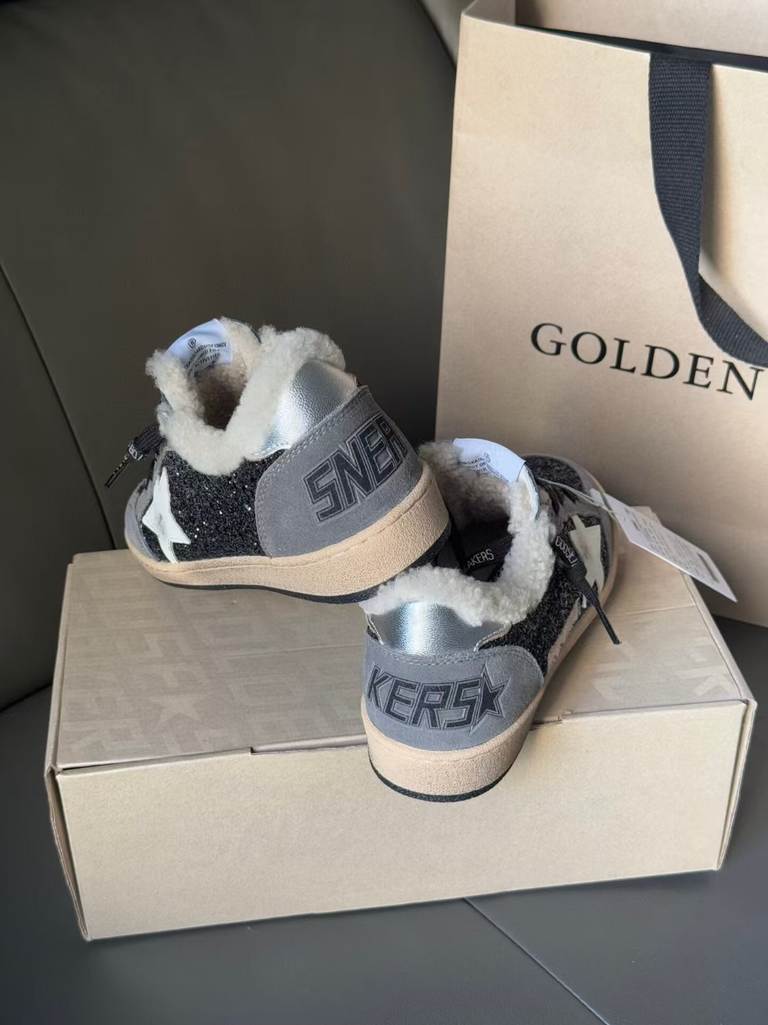 Golden Goose Vintage Distressed Sneakers #007