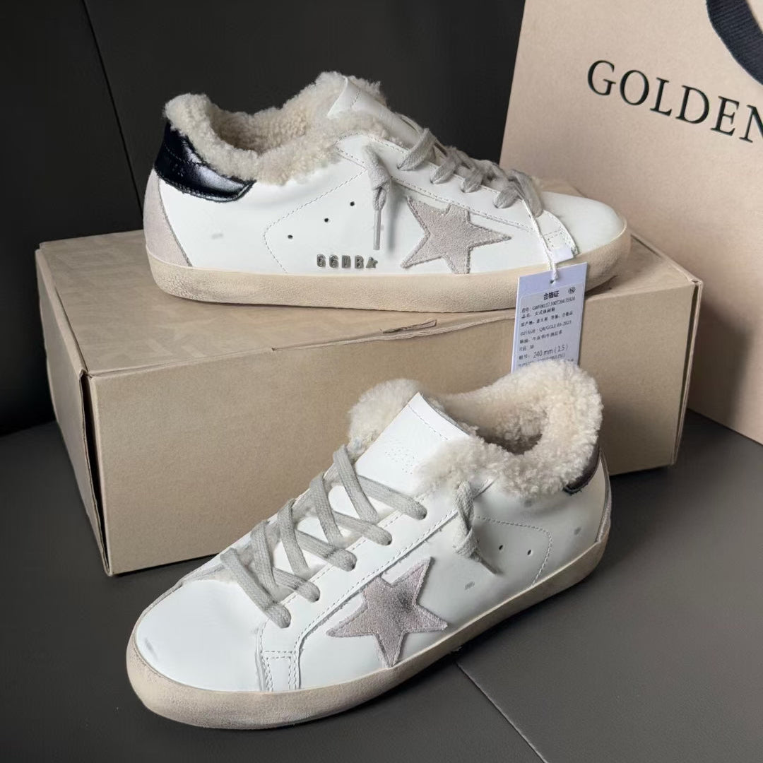Golden Goose Vintage Distressed Sneakers #005