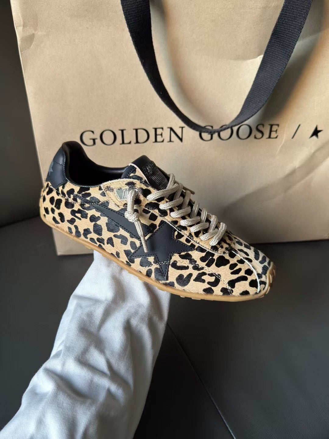 Golden Goose Vintage Distressed Sneakers #234