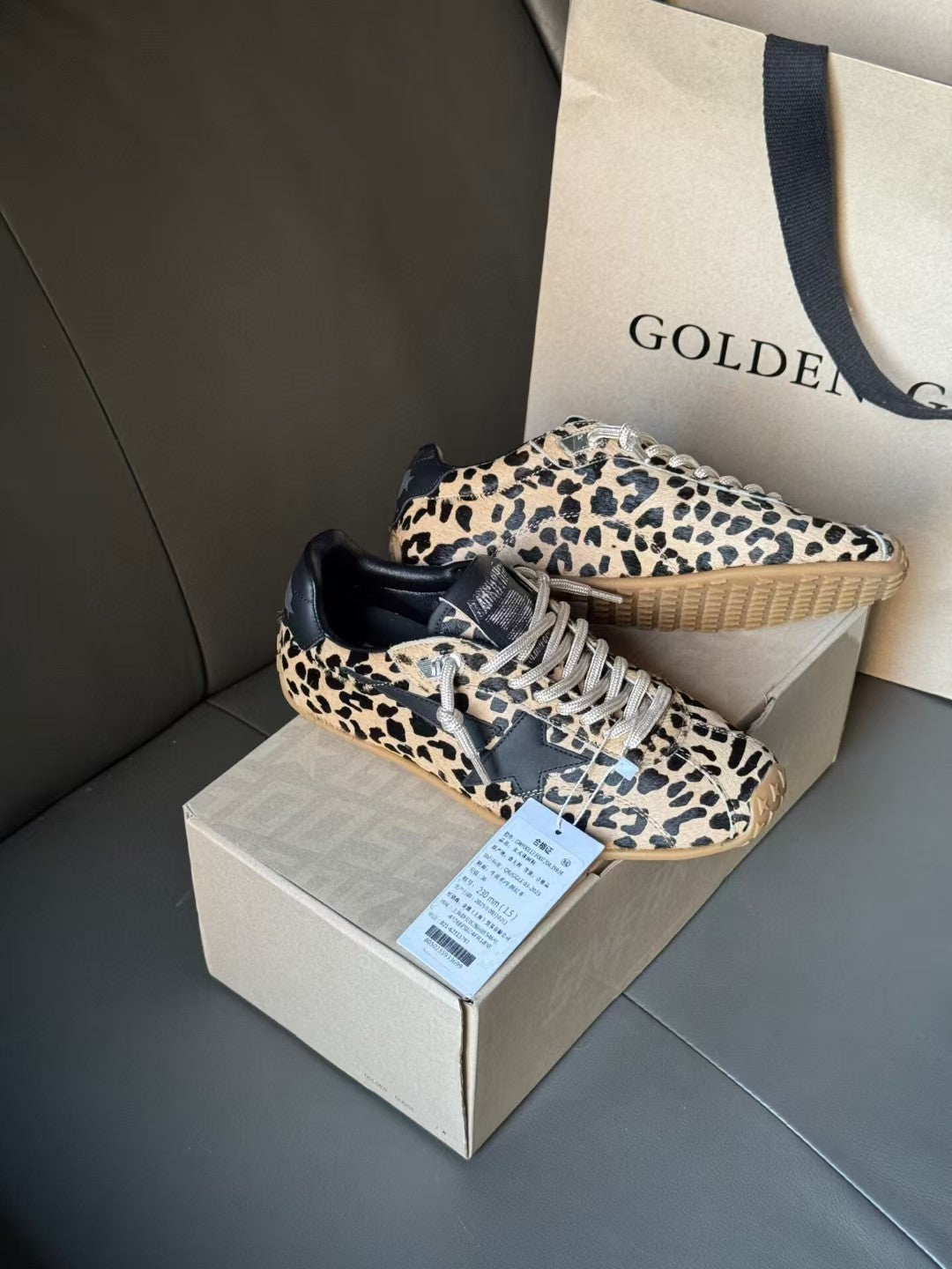Golden Goose Vintage Distressed Sneakers #234