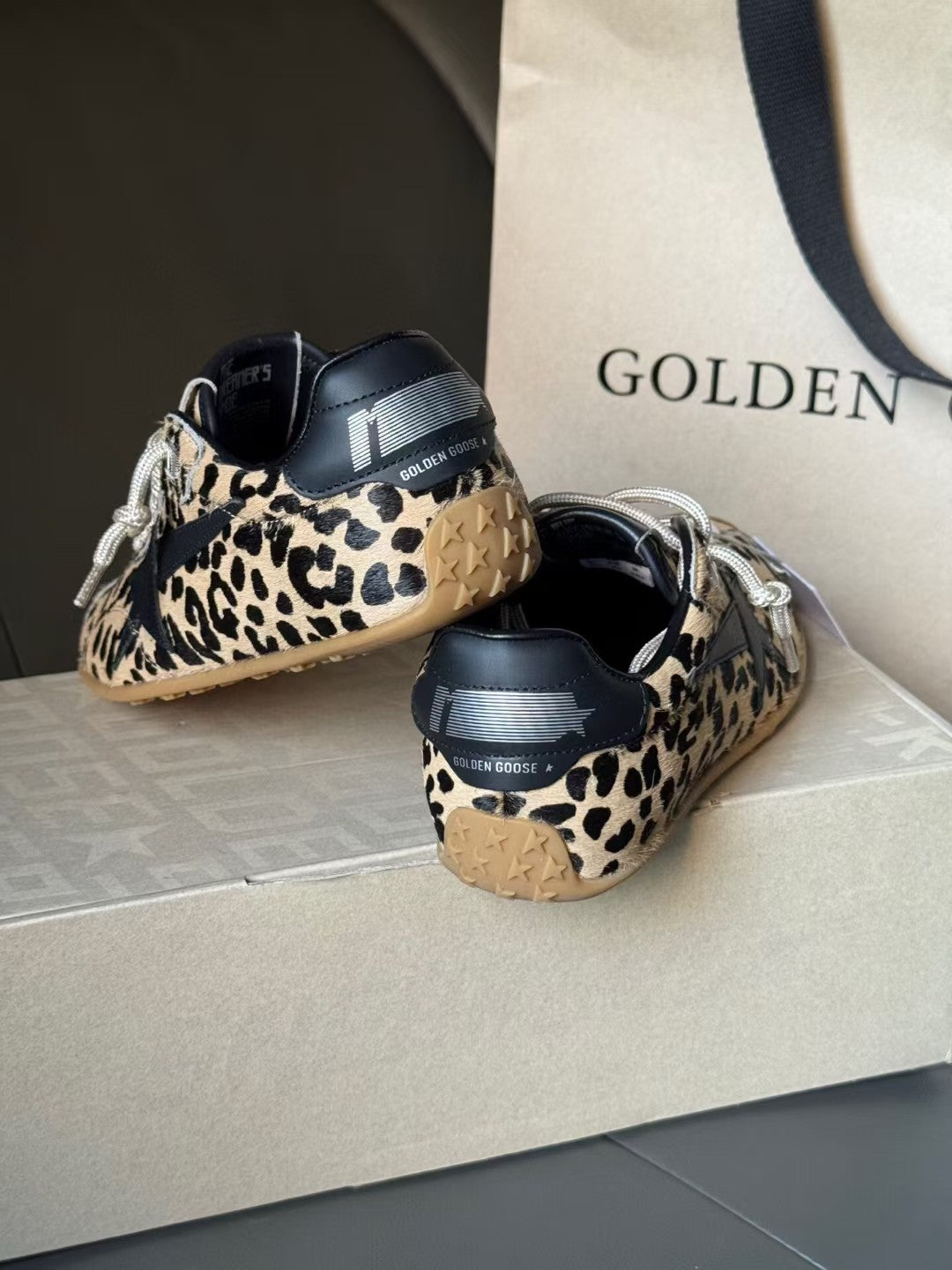 Golden Goose Vintage Distressed Sneakers #234