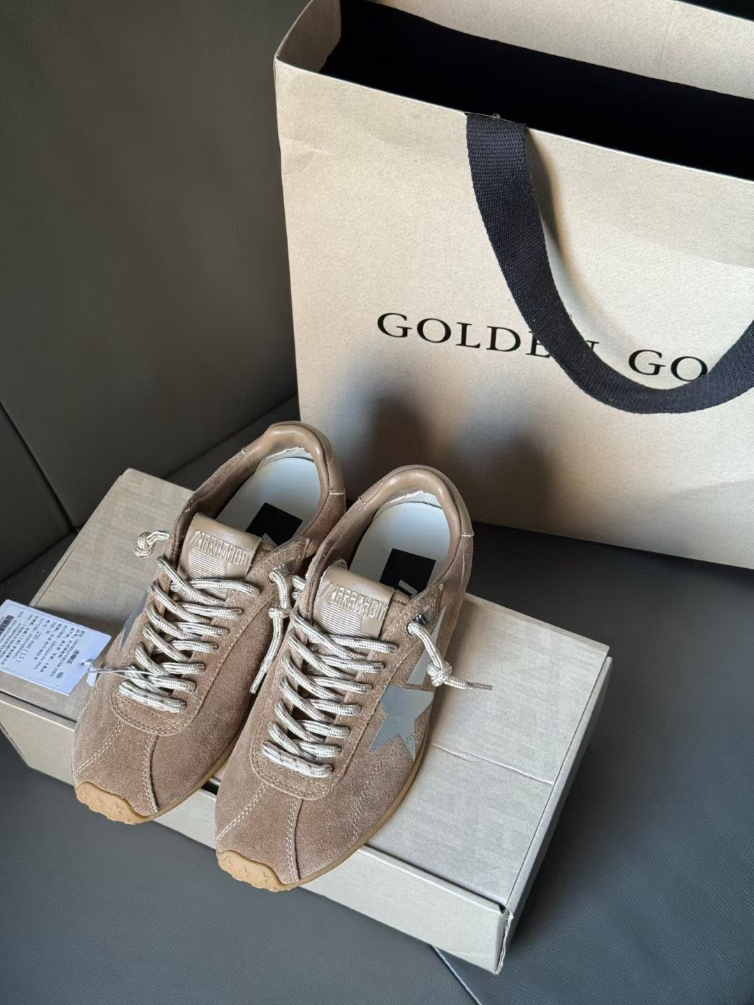Golden Goose Vintage Distressed Sneakers #067