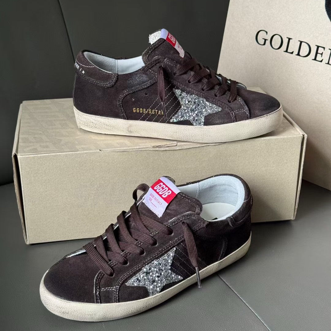 Golden Goose Vintage Distressed Sneakers #275