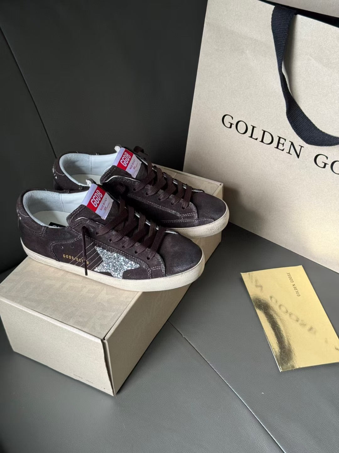 Golden Goose Vintage Distressed Sneakers #275