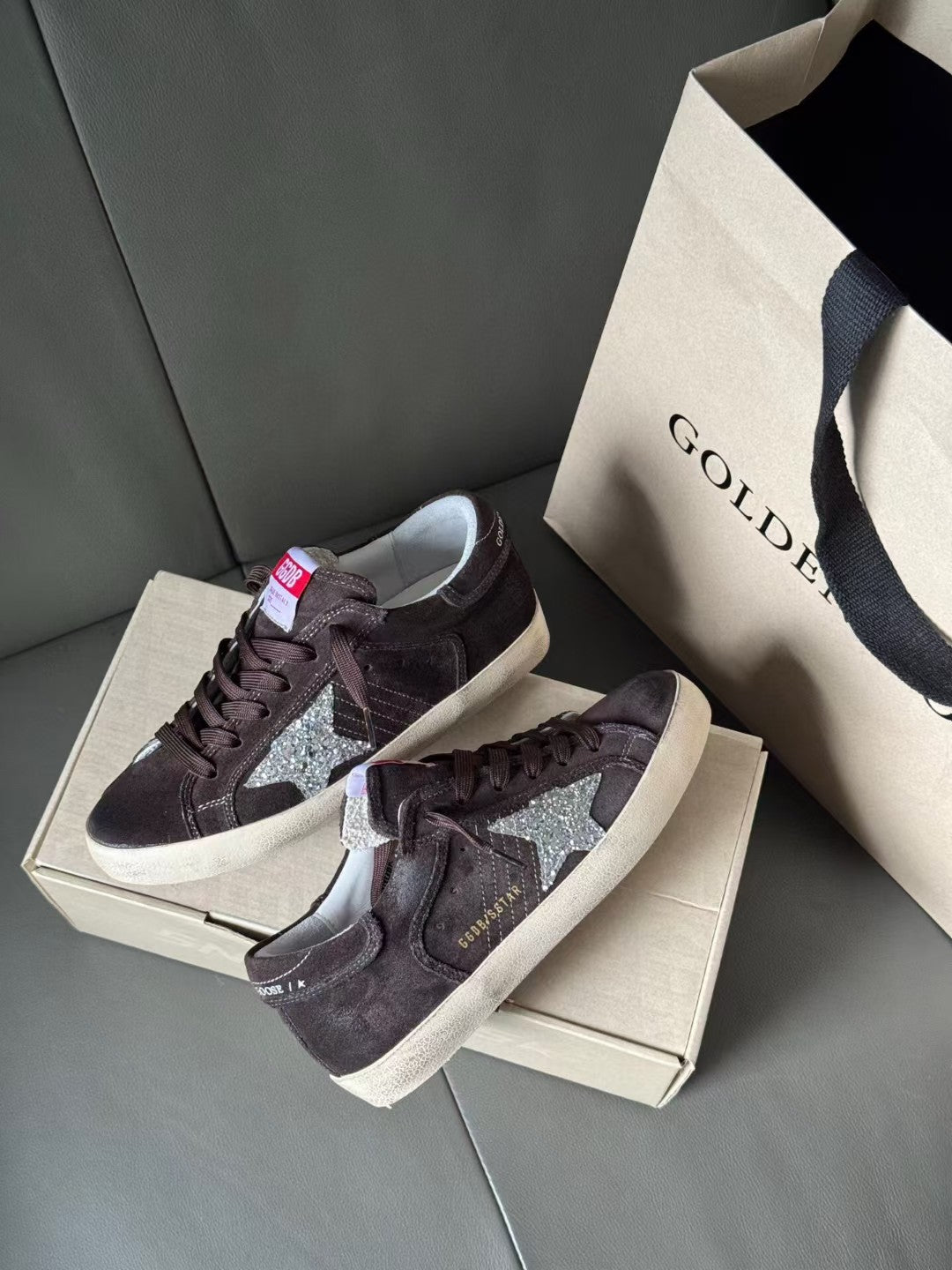 Golden Goose Vintage Distressed Sneakers #275