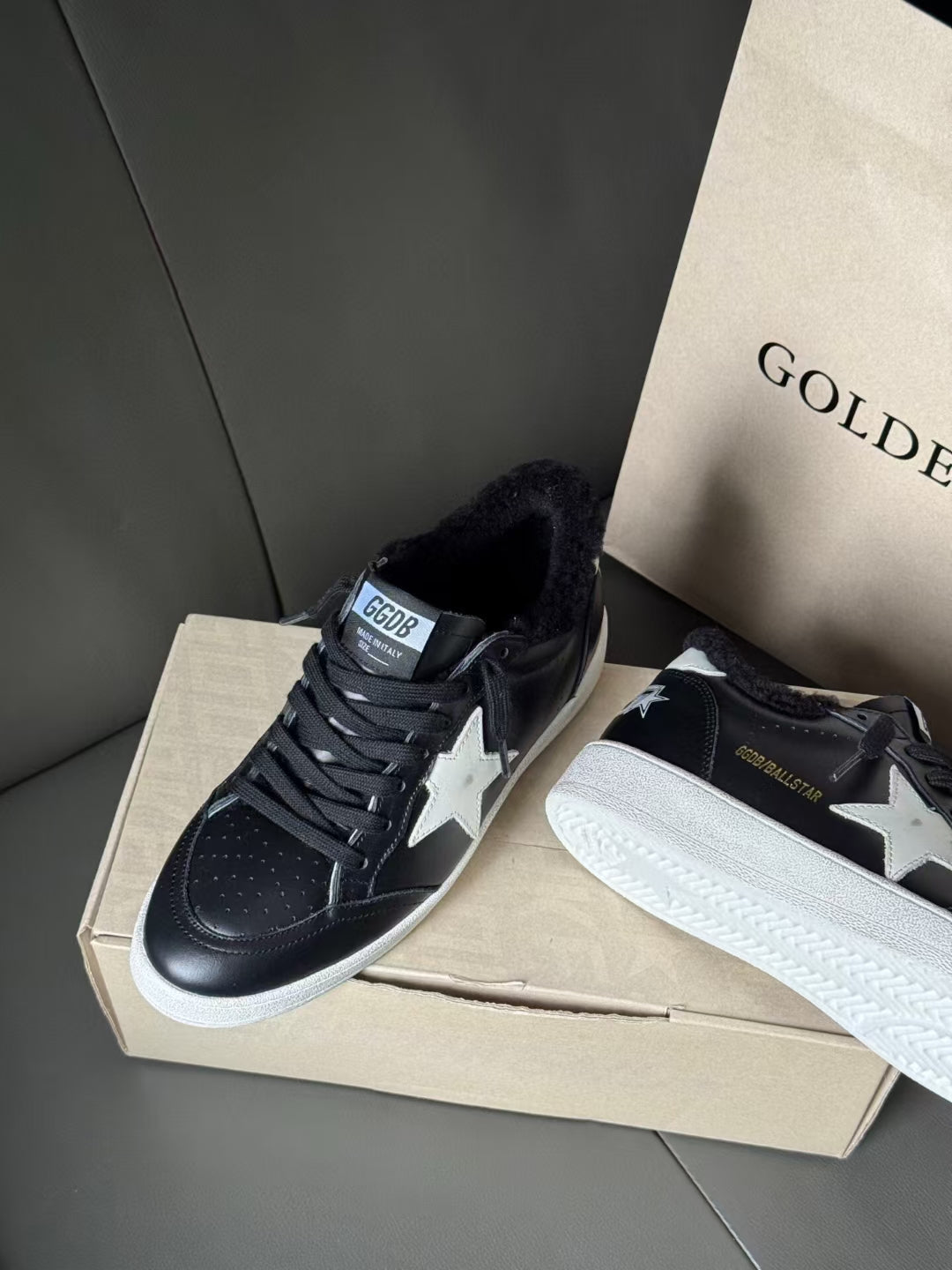 Golden Goose Vintage Distressed Sneakers #013