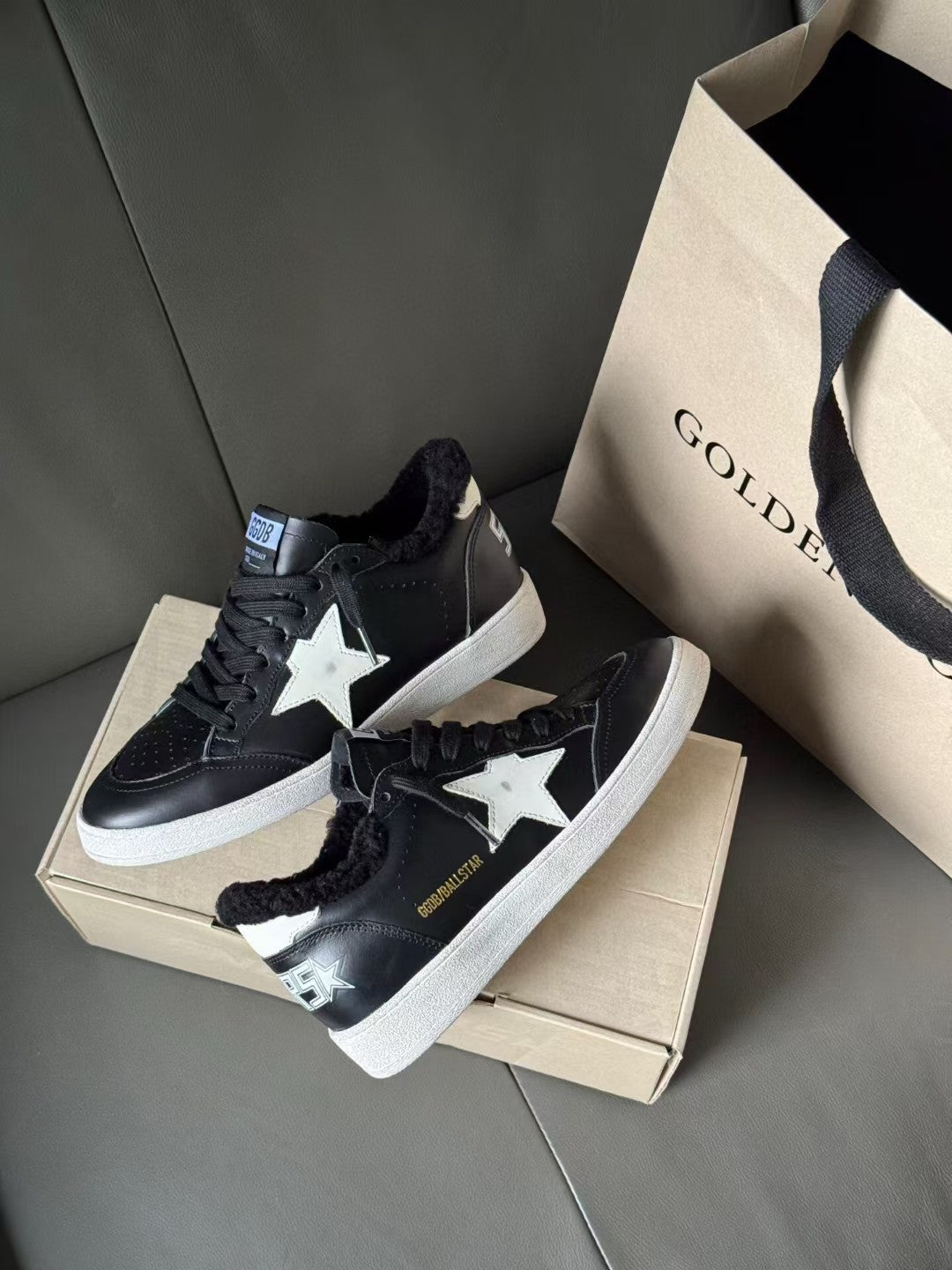 Golden Goose Vintage Distressed Sneakers #013