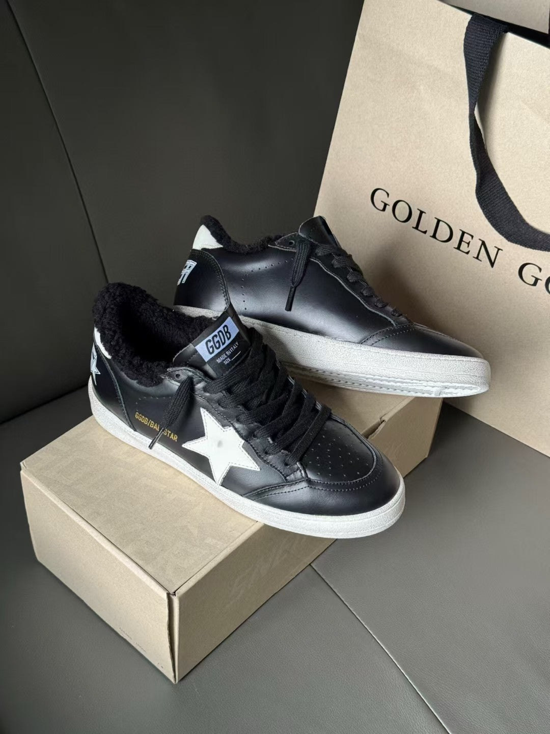 Golden Goose Vintage Distressed Sneakers #013