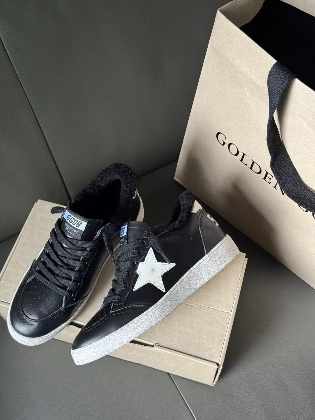 Golden Goose Vintage Distressed Sneakers #013