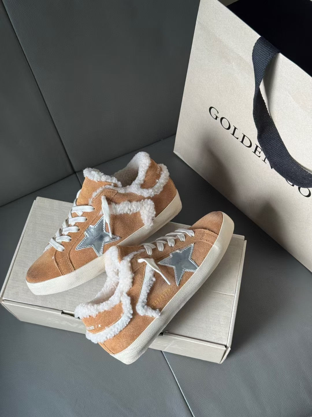 Golden Goose Vintage Distressed Sneakers #011