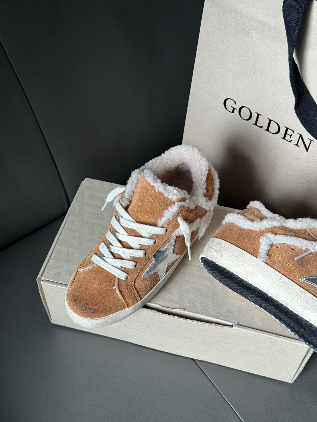 Golden Goose Vintage Distressed Sneakers #011