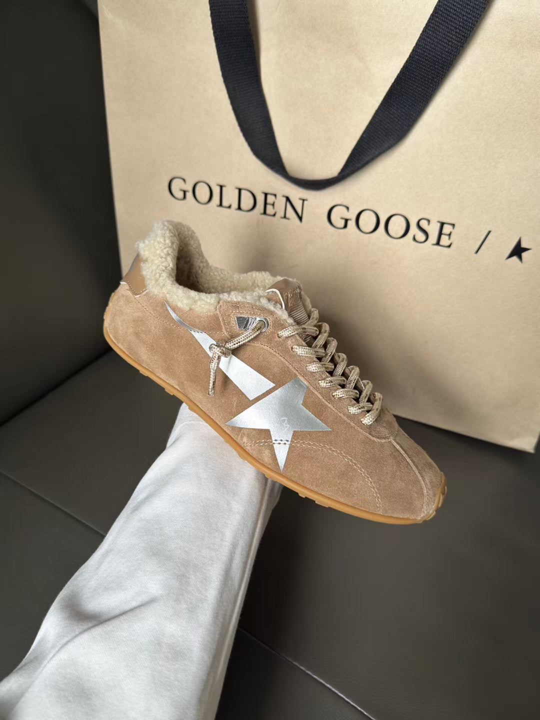 Golden Goose Vintage Distressed Sneakers #062