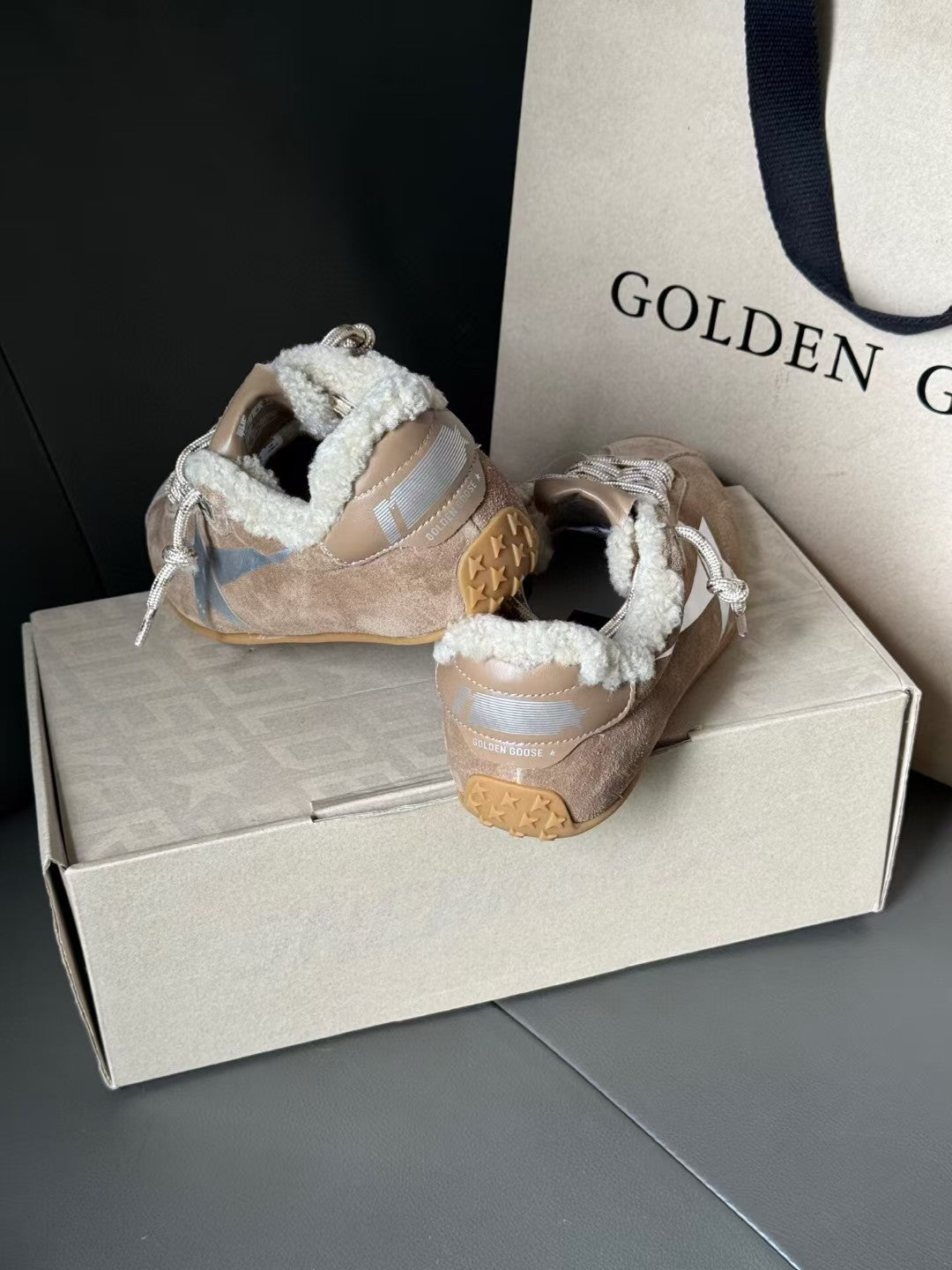 Golden Goose Vintage Distressed Sneakers #062