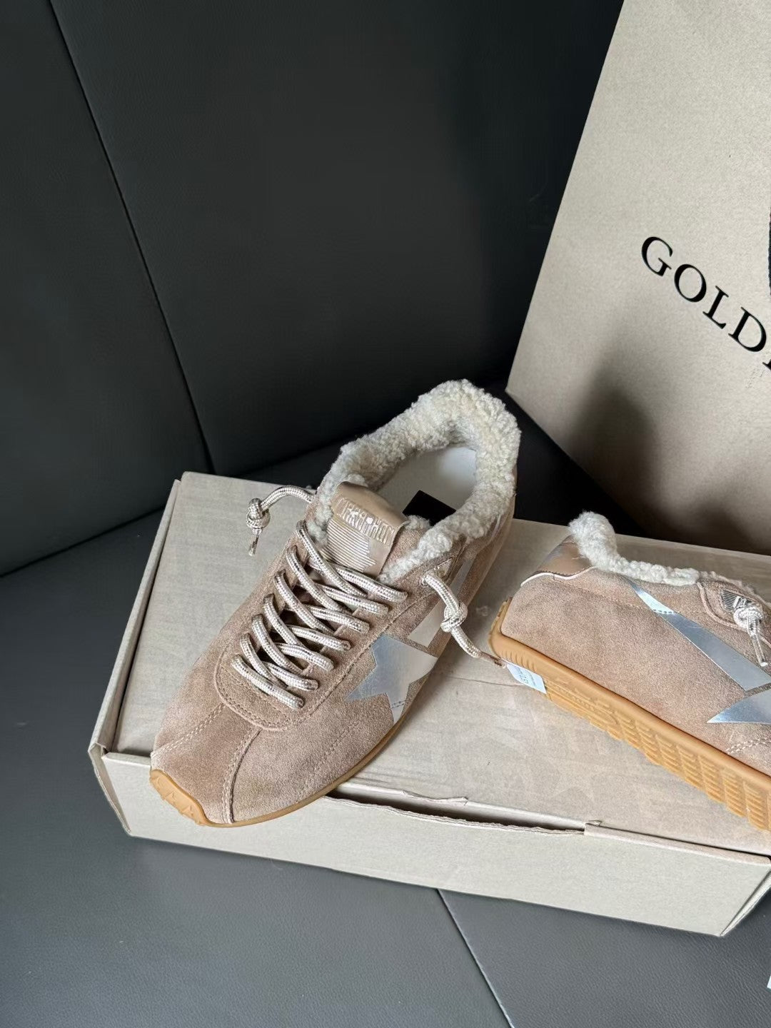 Golden Goose Vintage Distressed Sneakers #062
