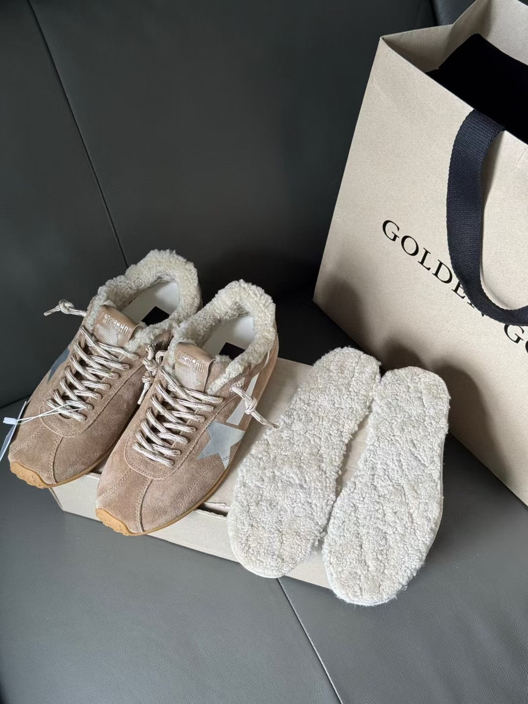 Golden Goose Vintage Distressed Sneakers #062