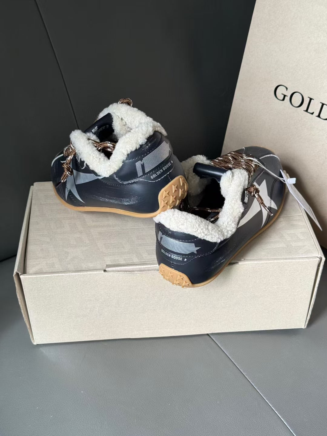 Golden Goose Vintage Distressed Sneakers #065