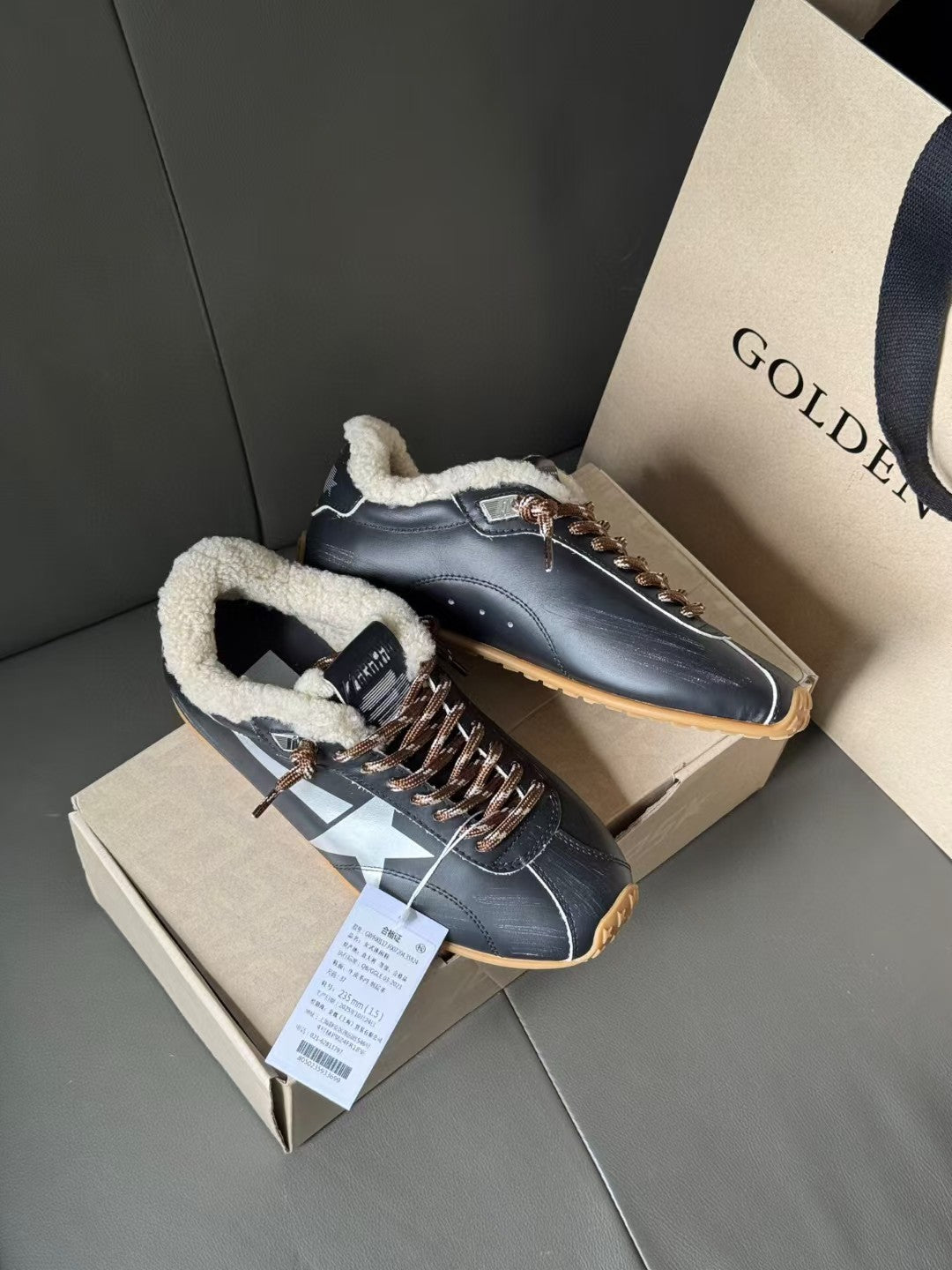 Golden Goose Vintage Distressed Sneakers #065