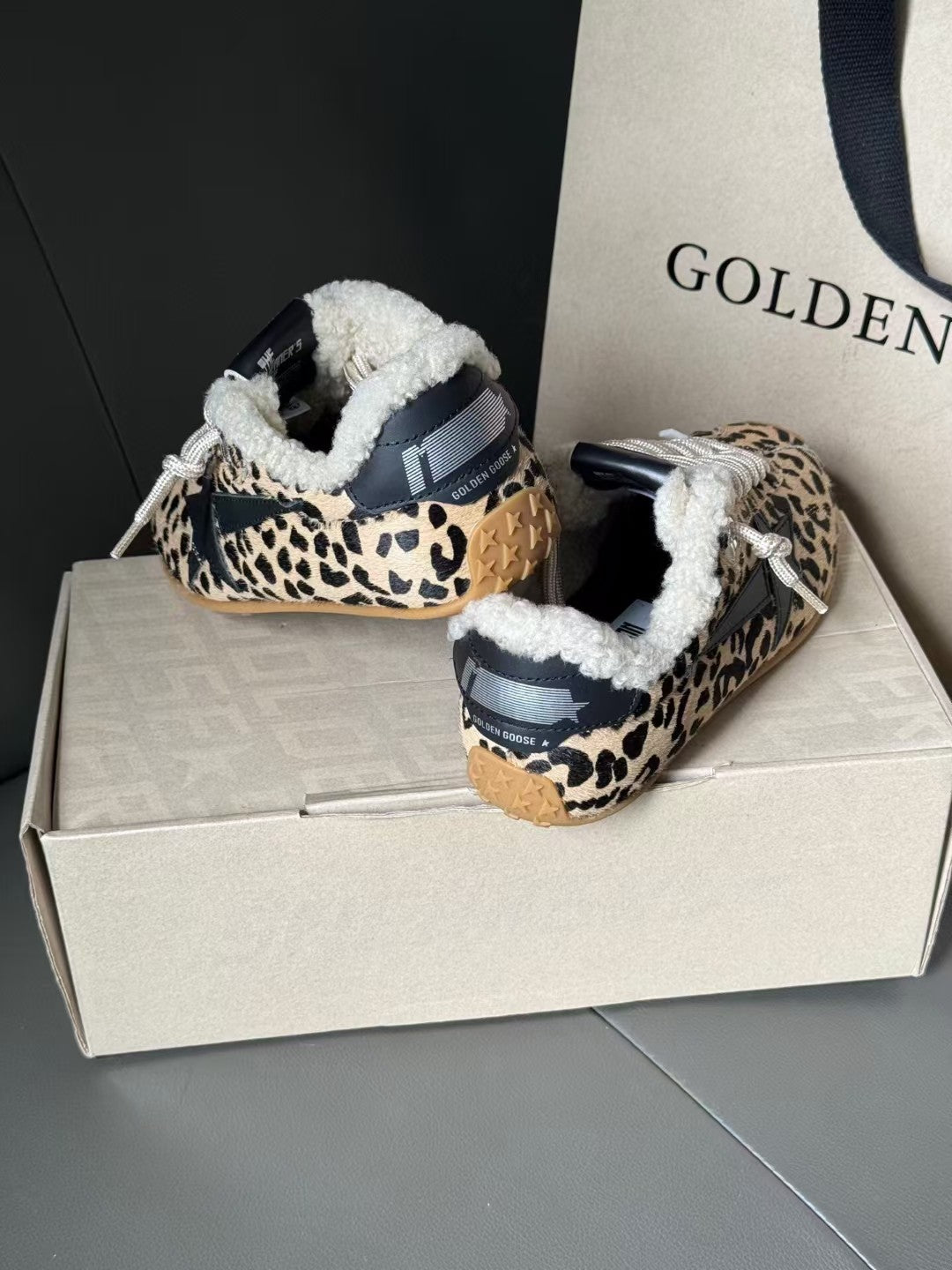 Golden Goose Vintage Distressed Sneakers #063
